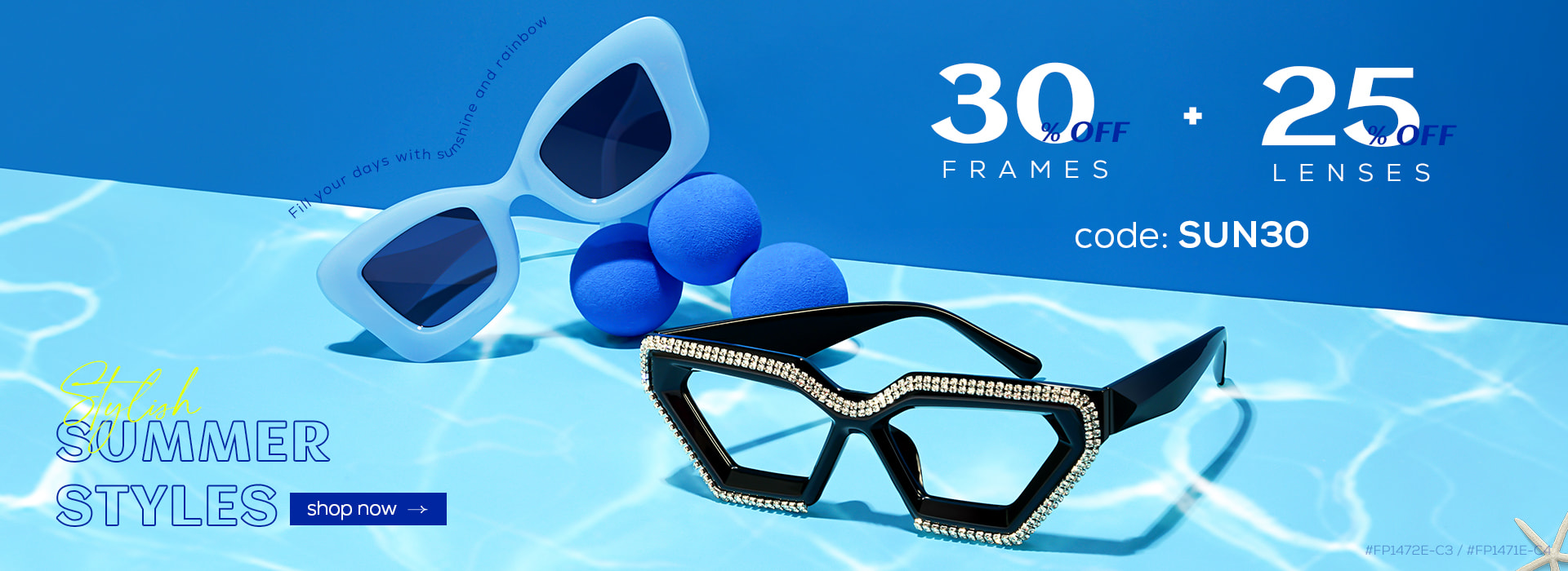 30% OFF Frames + 25% OFF Lenses