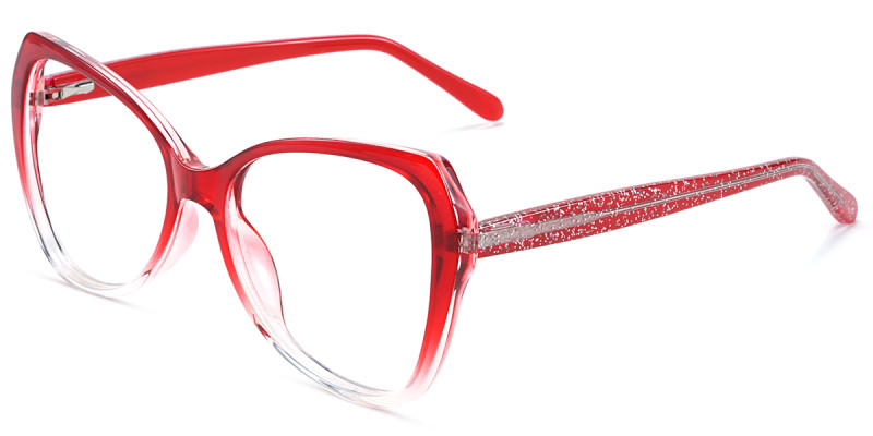 Butterfly Red Sparkle Frame 