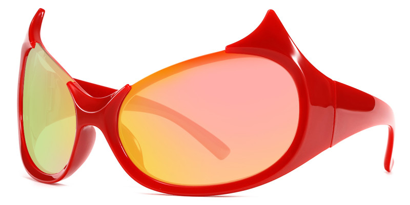 Cateye Red Sunglasses