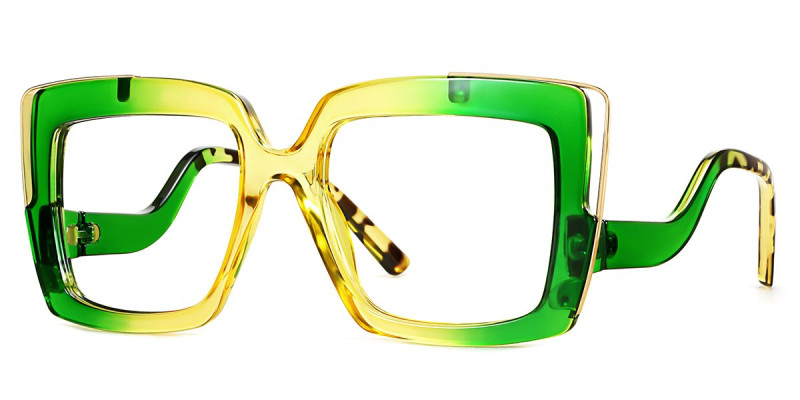 Square Green Frame