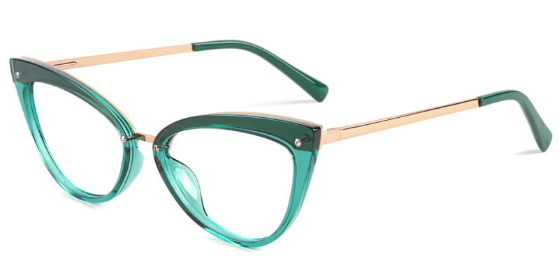 Cateye Green Frame 