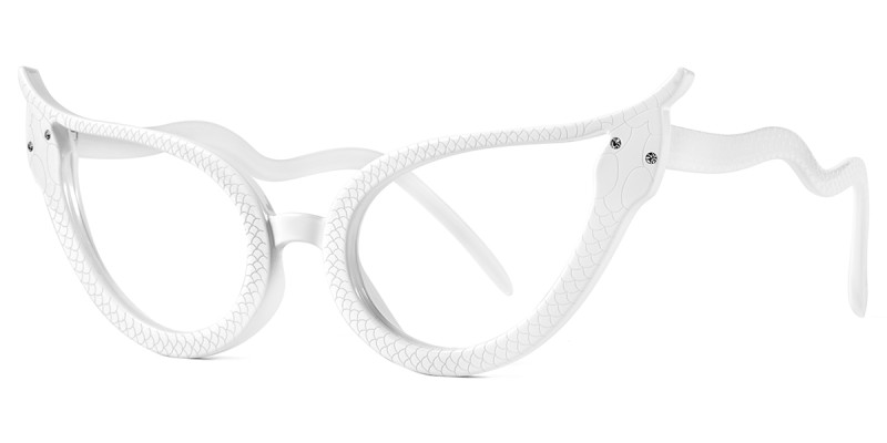 Cateye White Frame