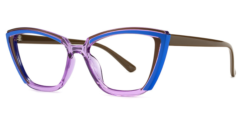 Cateye Purple Frame