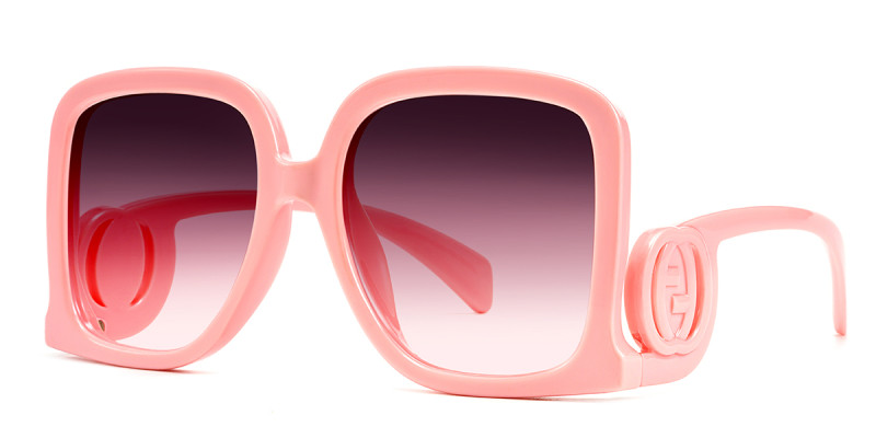 Square Pink Sunglasses