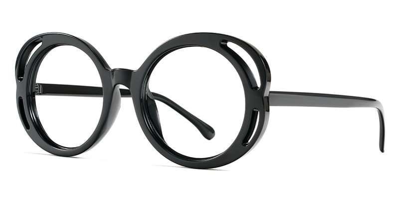 Round Black Frame