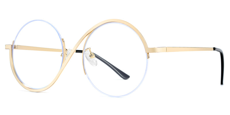 Round Gold Frame