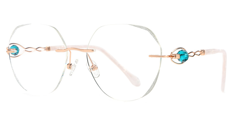 Rimless Silver Frame