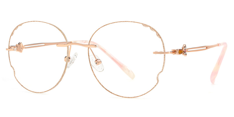 Rimless Pink Frame