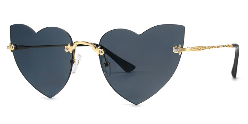 Heart-Shaped Black Frame