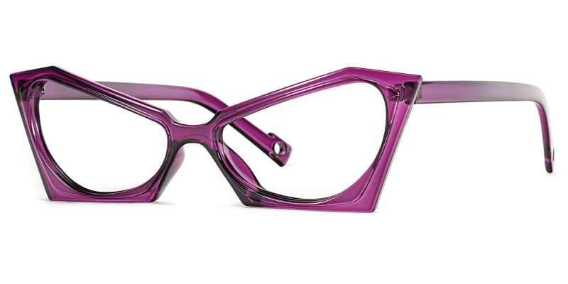 Geometric Purple Frame