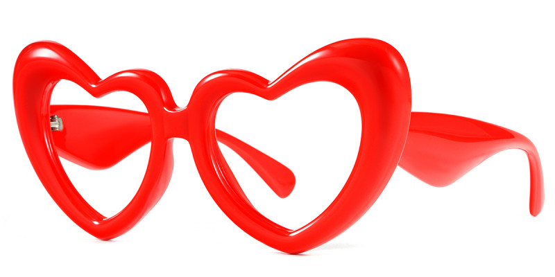 Heart-Shaped Red Frame