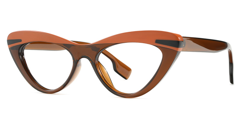 Cateye Brown Frame