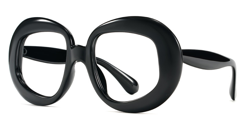 Round Black Frame