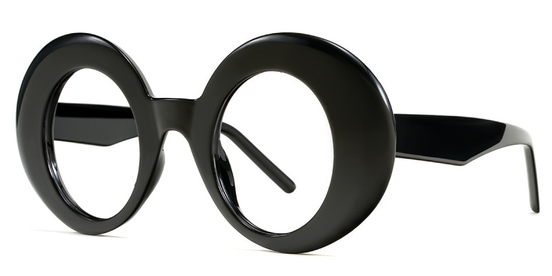 Round Black Frame