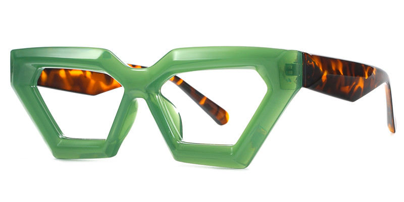 Cateye Green Frame