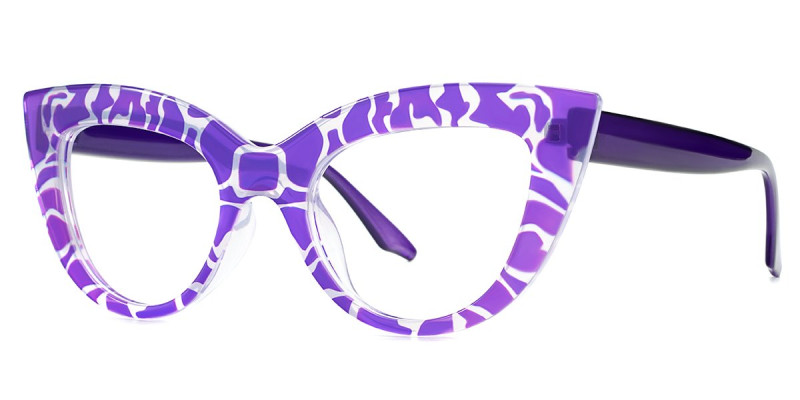 Cateye Purple Frame