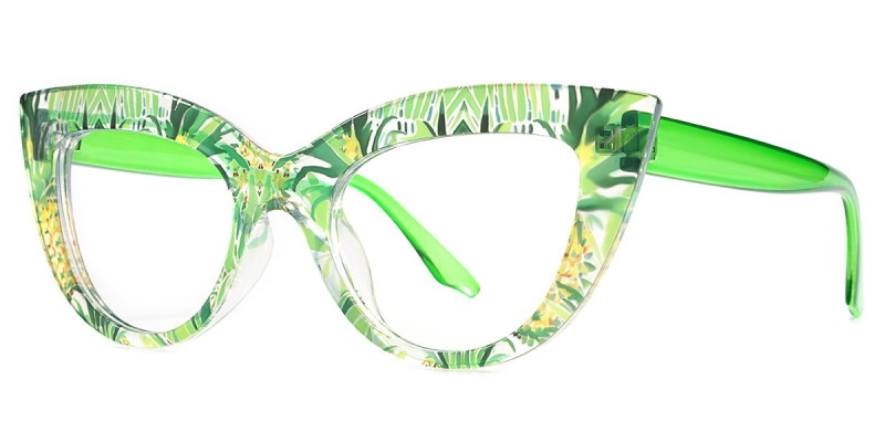 Cateye Green Frame