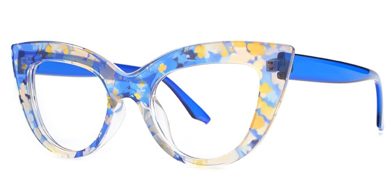 Cateye Blue Frame