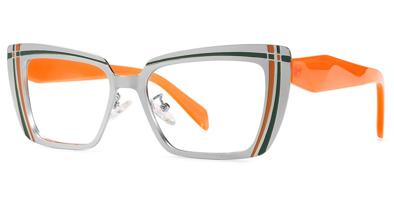 Rectangle Gray&Yellow Frame