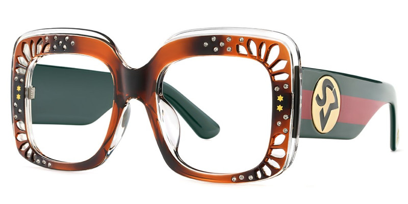 Square Brown Frame
