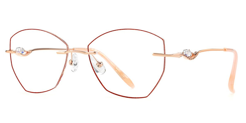 Rimless Pink Frame