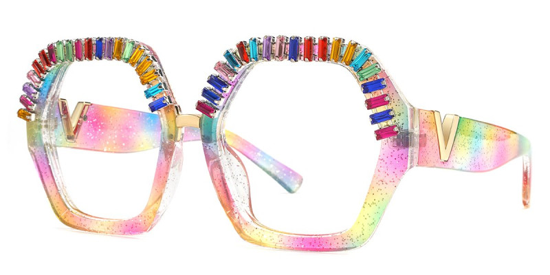 Geometric Multicolor Frame