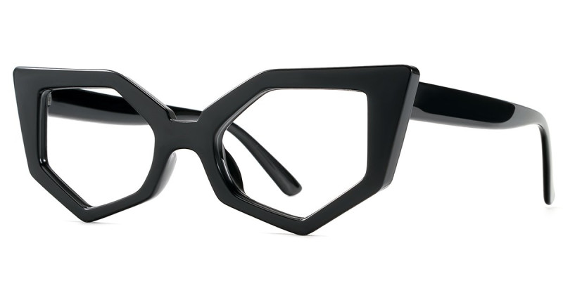 Geometric Black Frame