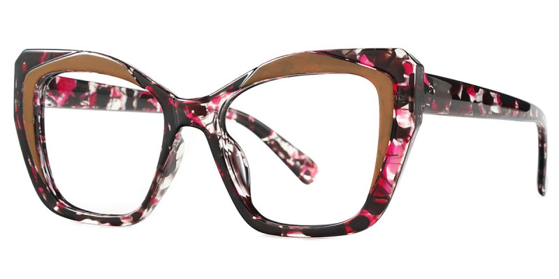 Cateye Floral Frame
