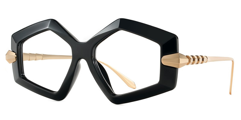 Geometric Black Frame