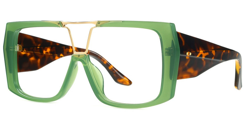 Aviator Green Frame
