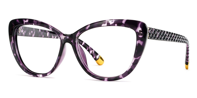 Cateye Purple Frame