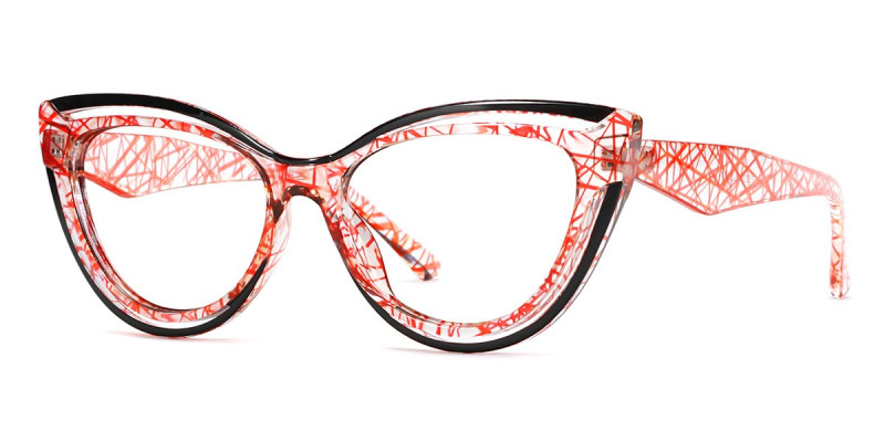 Cateye Red Frame