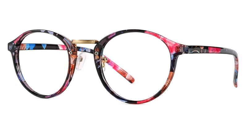Round Floral Frame