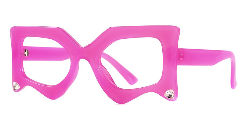Geometric Purple Frame