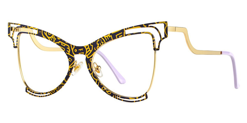 Butterfly Yellow Frame