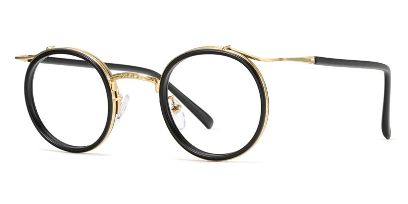 Round Black Frame