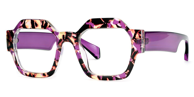 Geometric Purple Frame