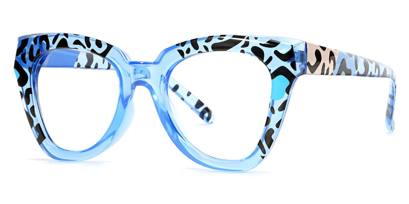Cateye Blue Frame