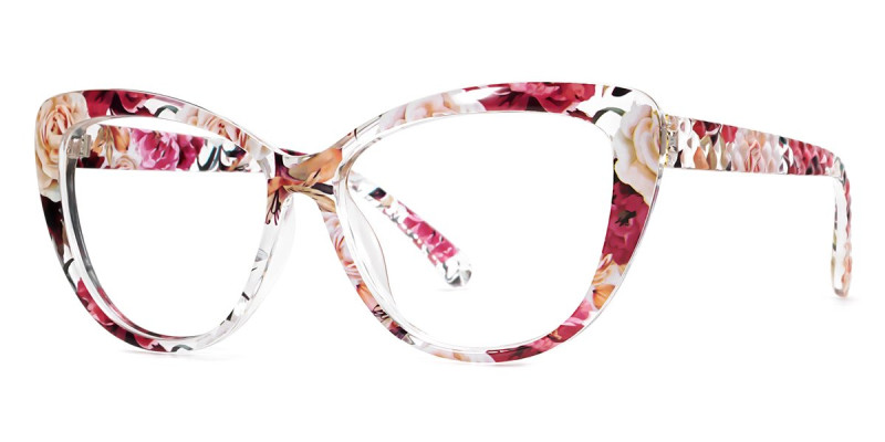 Cateye Floral Frame