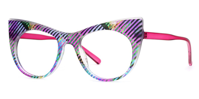 Cateye Purple Frame