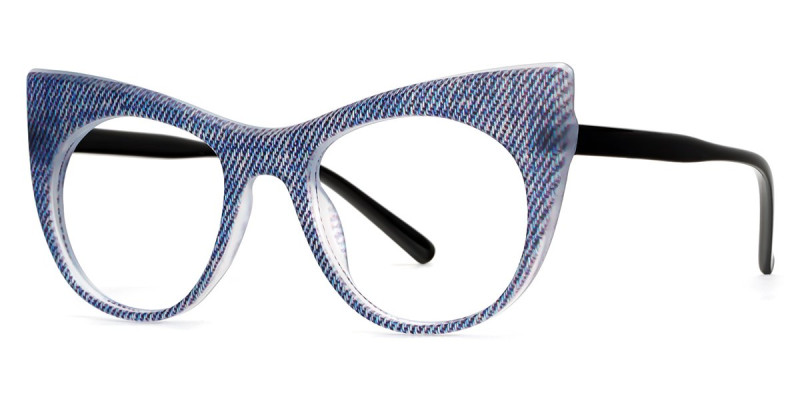 Cateye Blue Frame