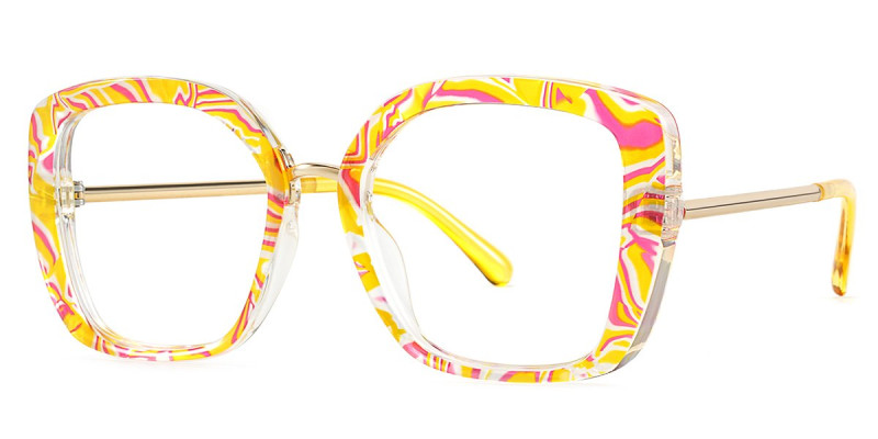 Square Yellow Frame