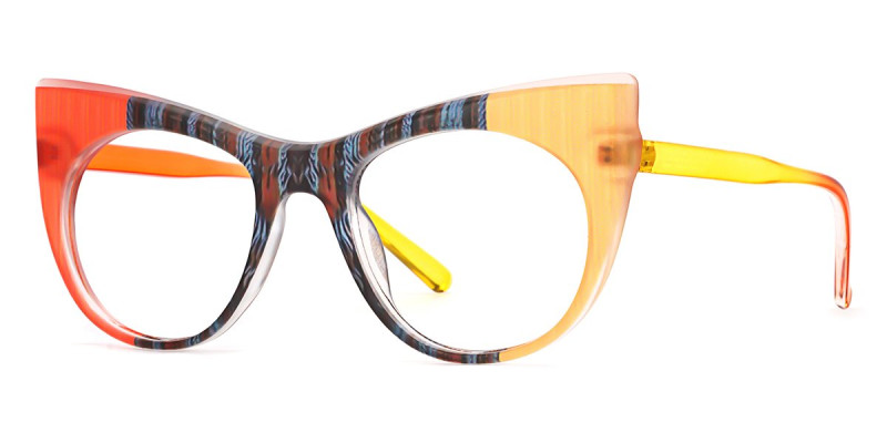 Cateye Orange Frame