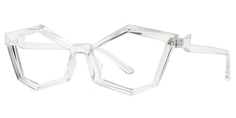 Geometric Clear Frame
