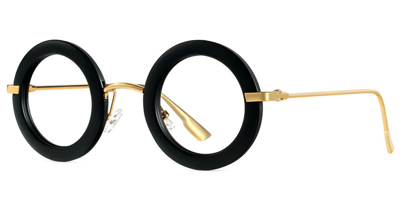 Round Black Frame