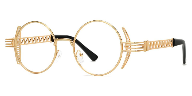 Round Gold Frame