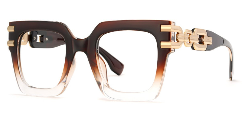 Square Brown Frame
