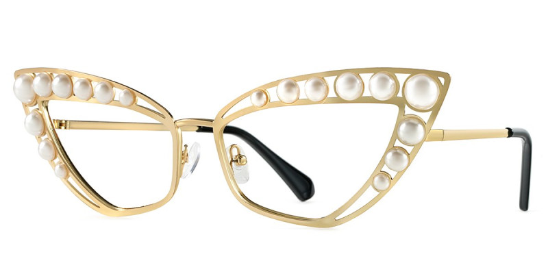 Cateye Gold Frame