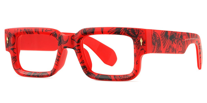 Rectangle Red Frame