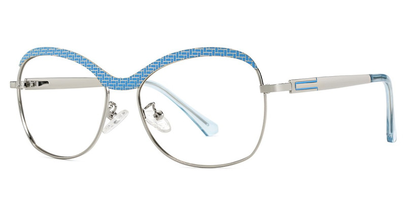 Browline Blue Frame